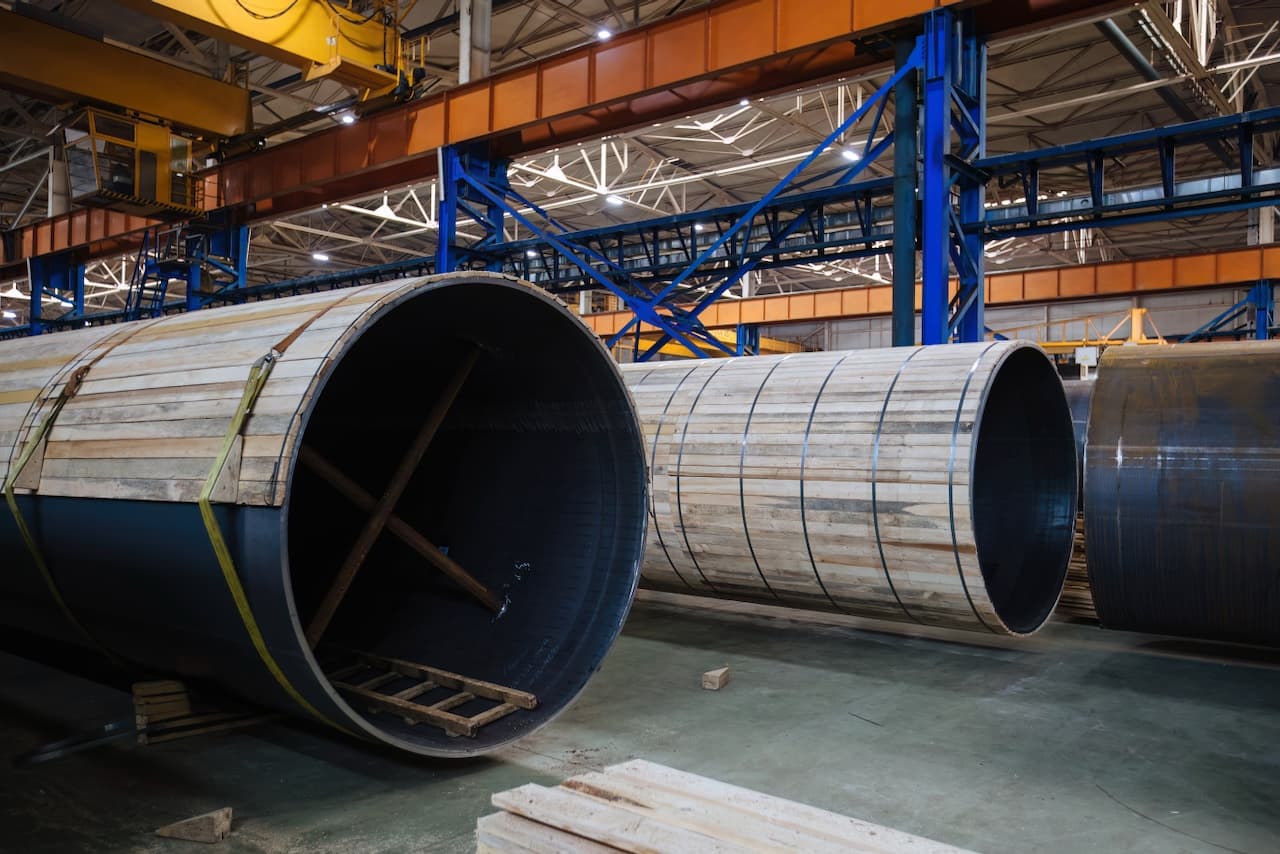 Fabricación de Tubería Gigante de Acero para un proyecto petrolero.